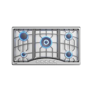 اجاق گاز صفحه‌ای ۵ شعله آلتون مدل S519N استیل