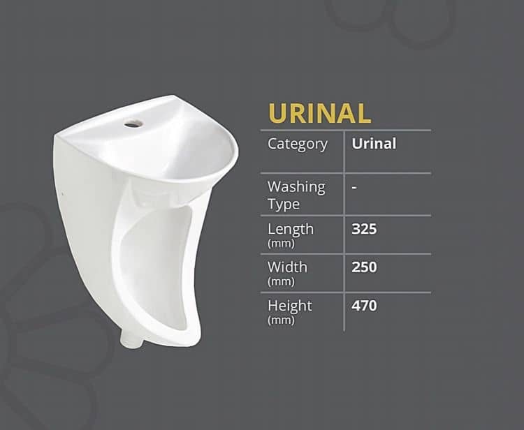 توالت ایستاده مردانه پارس سرام مدل اورینال درجه 1 - Image 2