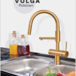 شیر ظرفشویی شاوری دوکاره شوان مدل ولگا طلایی