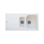 سینک گرانیتی گرانیکو مدل G411 رنگ سفید شنی