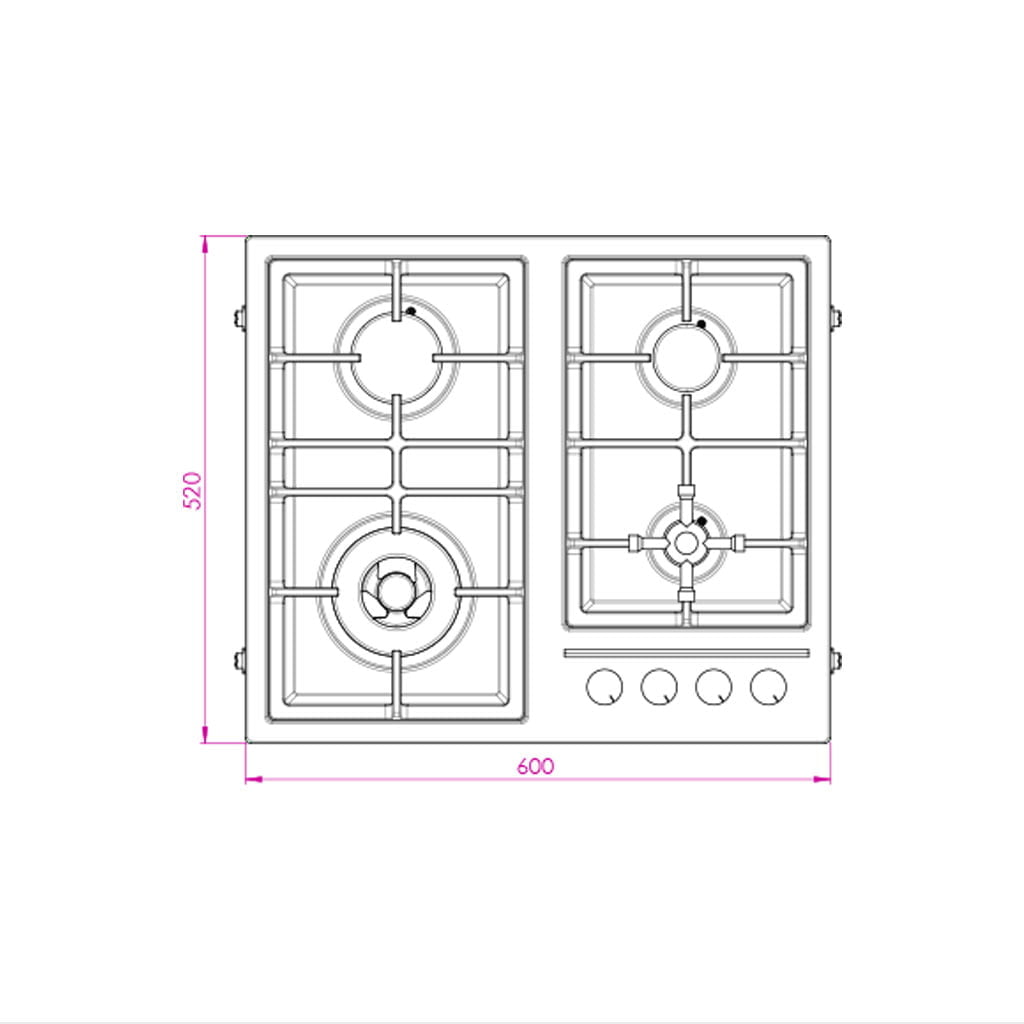 اجاق استیل کن مدل IS6401 - Image 3