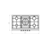 اجاق استیل مدل ISD505