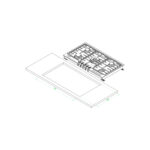 اجاق گاز استیل مدل رایجل مولتی استپ | rigle-ms