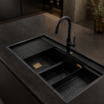 سینک باکسی آونکس مشکی مدل لانیا بلک Lania Black سایز 90×50