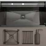 سینک باکسی آونکس مدل Dark-900 رنگ دودی
