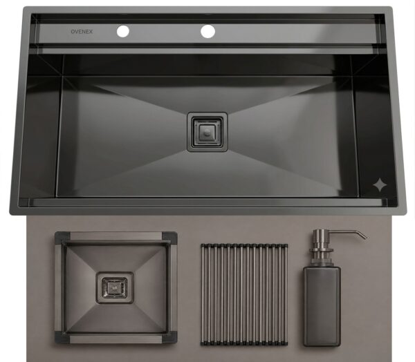 سینک باکسی آونکس مدل Dark-900 رنگ دودی