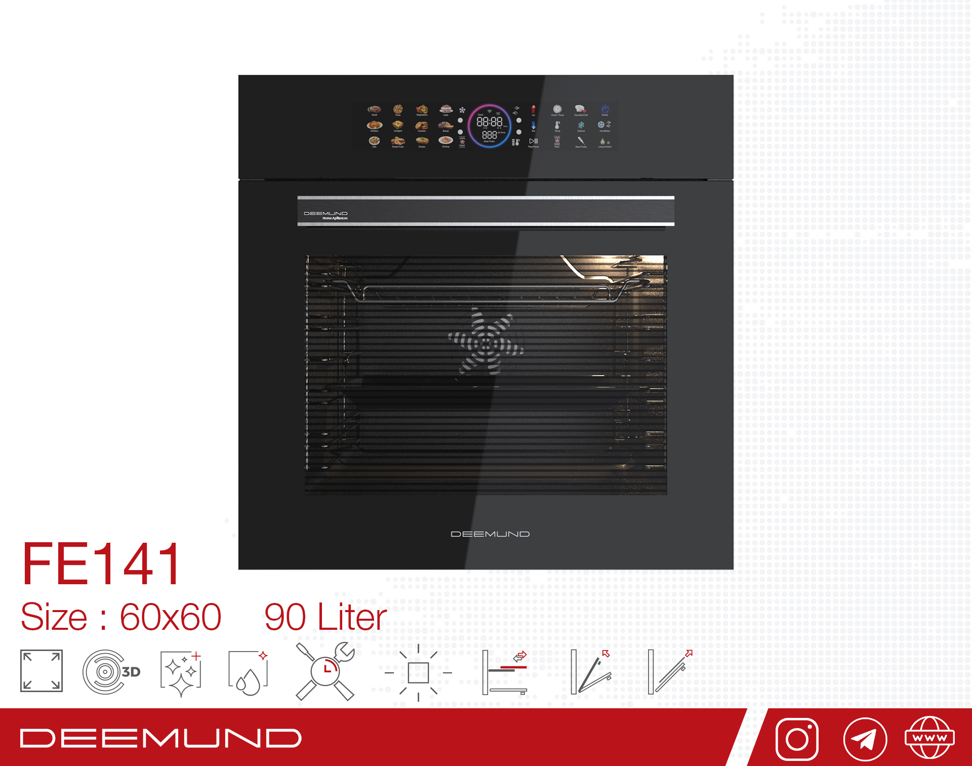 فر توکار دیموند مدل FE141