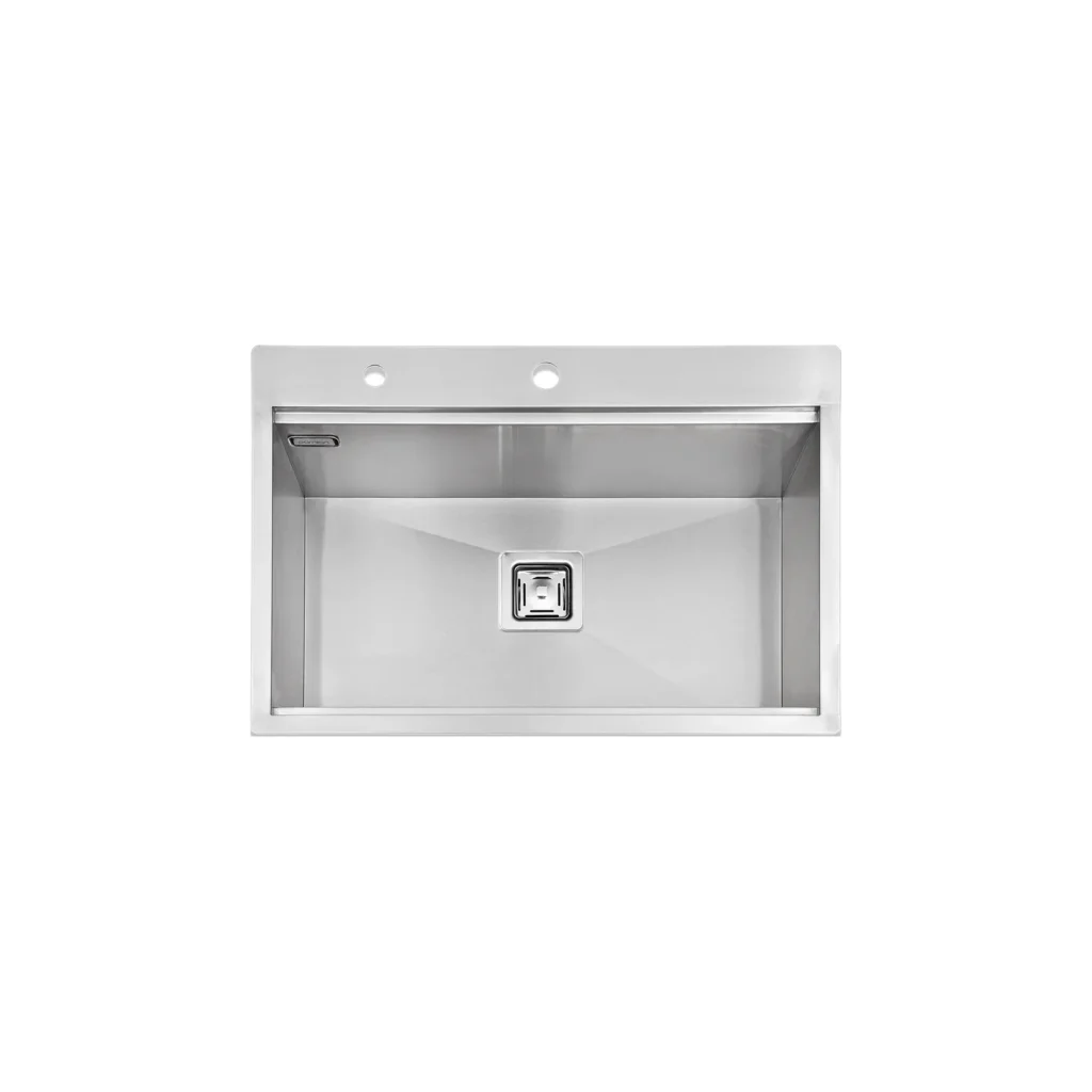 سینک ظرفشویی پرنیان استیل مدل PS 4208 باکسی همسطح