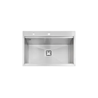 سینک ظرفشویی پرنیان استیل مدل PS 4208 باکسی هم‌سطح