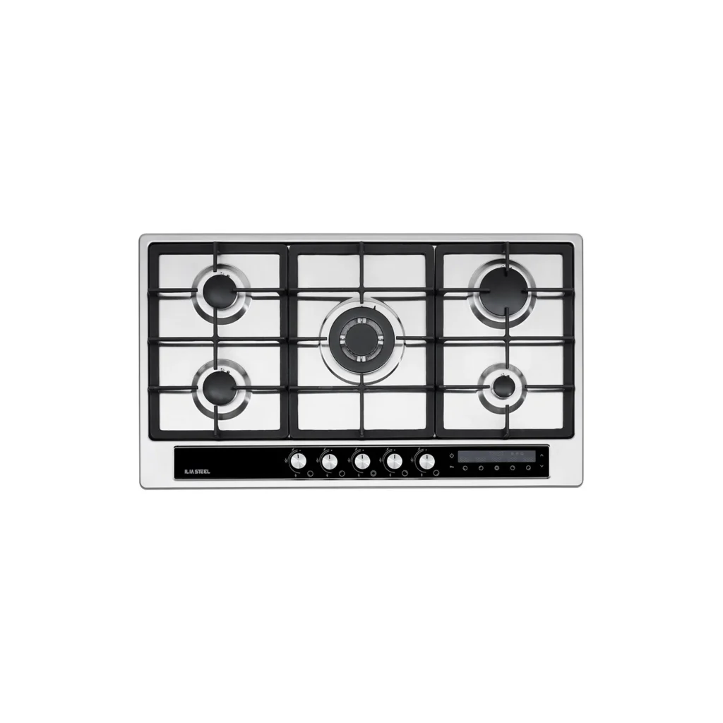 اجاق گاز رومیزی ایلیااستیل مدل S 512 D استیل تایمردار