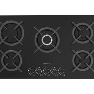 اجاق گاز شیشه‌ای پنج شعله G555 دیموند | شیشه سکوریت