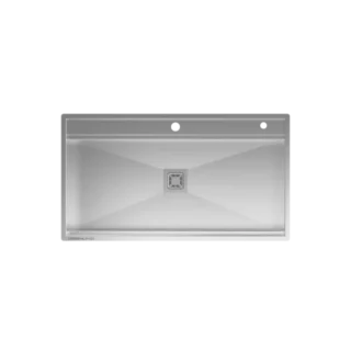 سینک باکسی استیل BS30090 تک لگنه بدون سینی