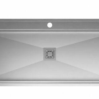 سینک باکسی استیل SB31104تک لگنه بدون سینی