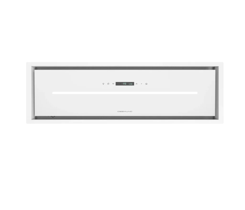 هود مخفی دیموند مدل H808W شیشه سفید سایز ۸۰
