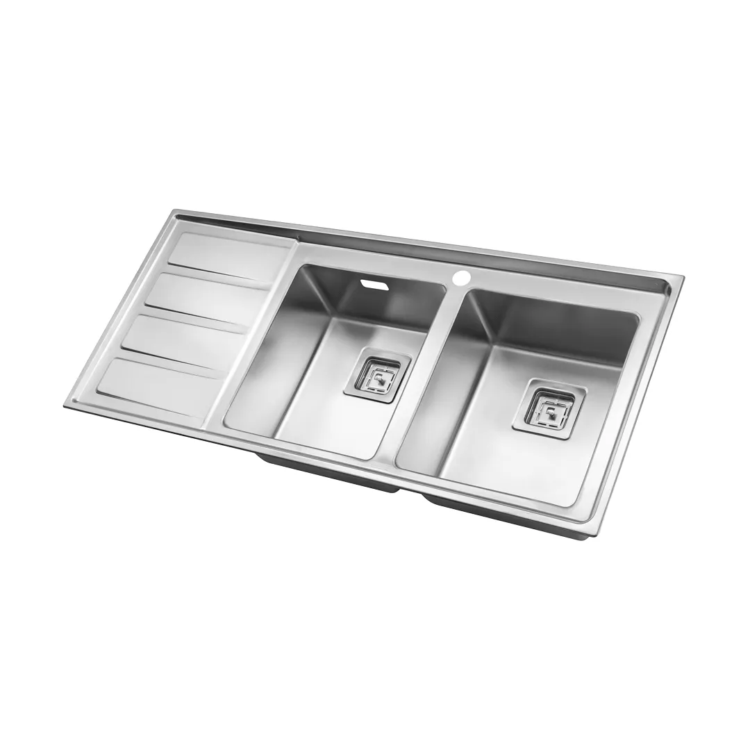 سینک دو لگنه فانتزی استیل البرز 951 توکار